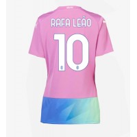Fotballdrakt Dame AC Milan Rafael Leao #10 Tredjedrakt 2023-24 Kortermet